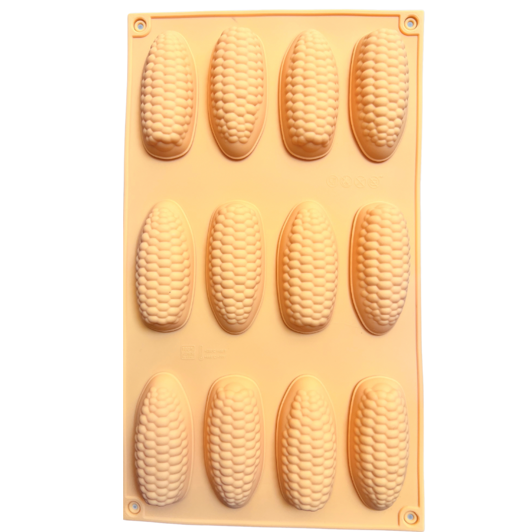 Molde de silicón de elotes mazorca