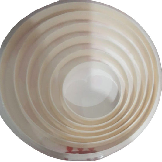 Set de cortadores redondo para galletas 6 piezas