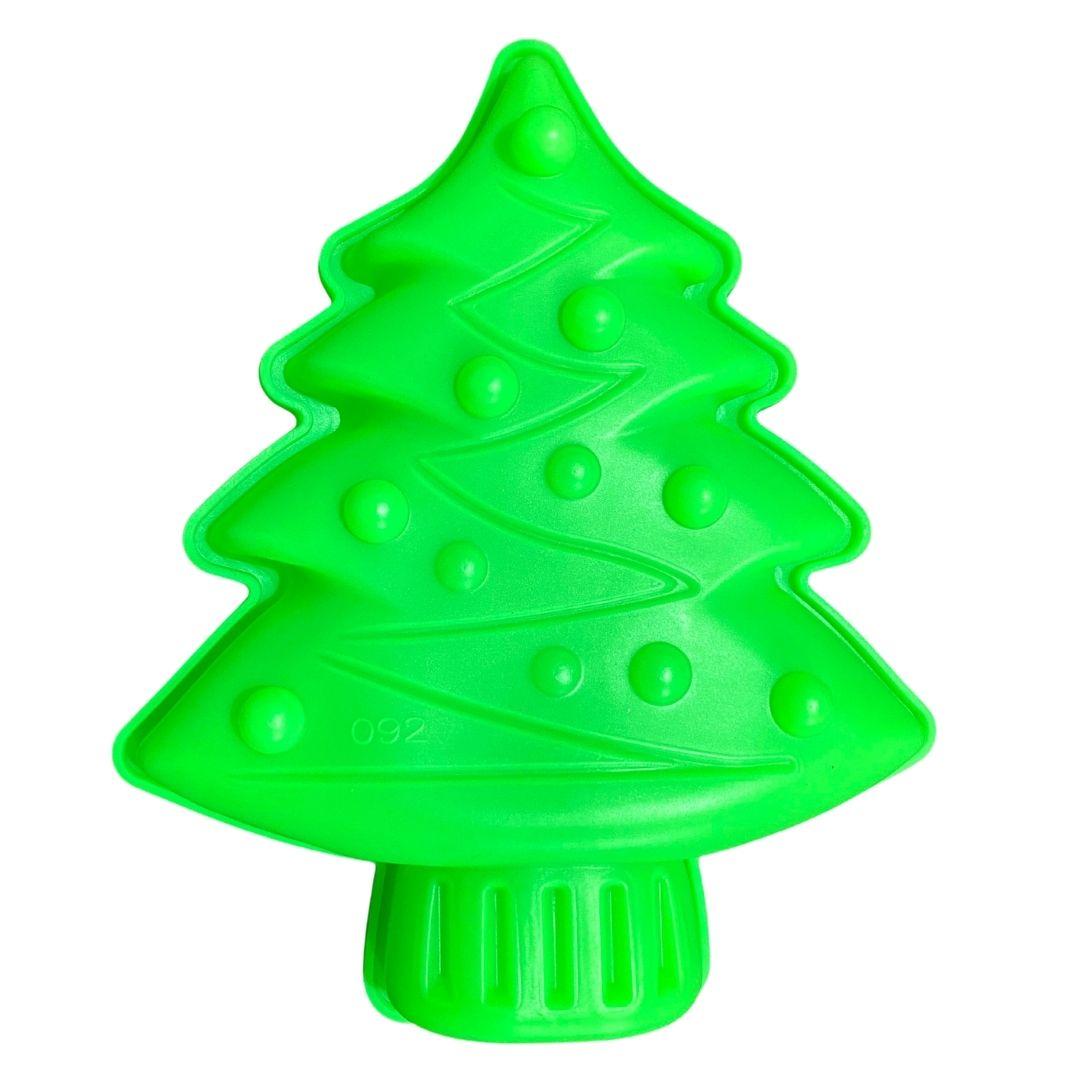 Arbol arbolito pino de navidad molde de silicón para gelatina chocolate