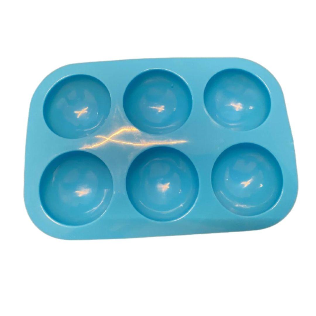 Molde de silicón media esfera 3D para repostería 5cms