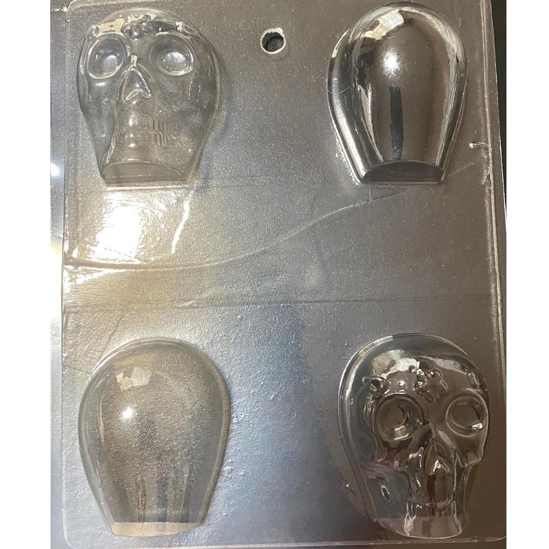 Calavera 3D molde de acetato