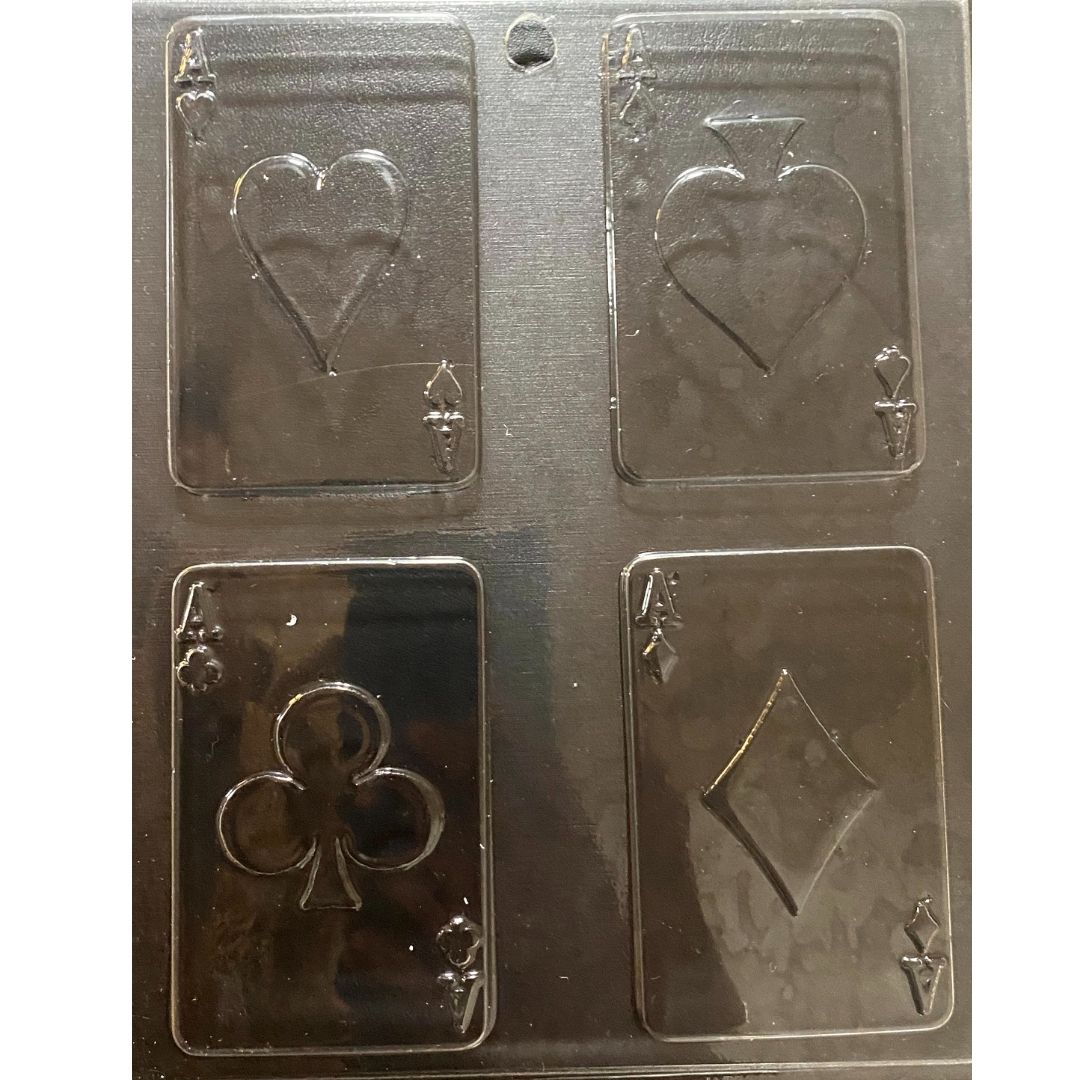 Molde de cartas 4 cav acetato