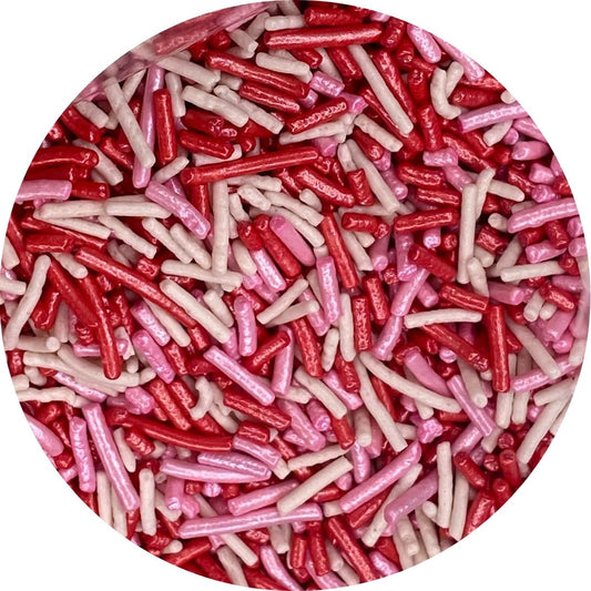 Granillo aperlado rojo rosa blanco