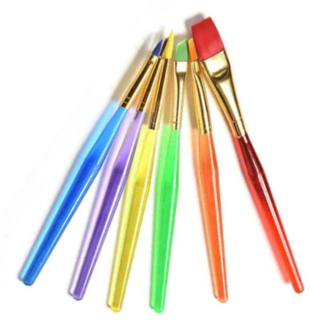 Juego de brochas pinceles para decorar repostería 6piezas