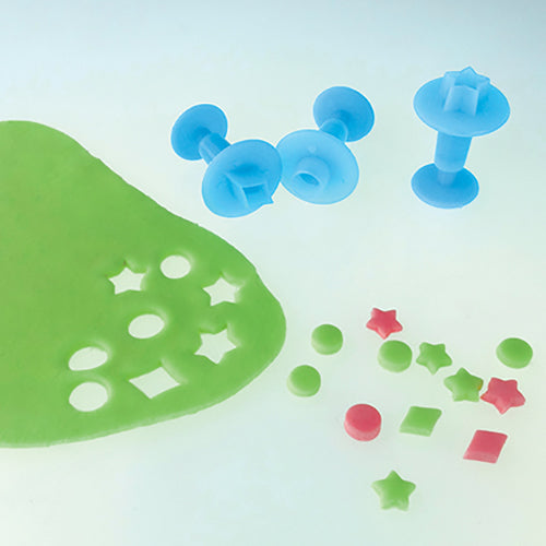 Juego de cortadores eyector estrella rombo 3pzs