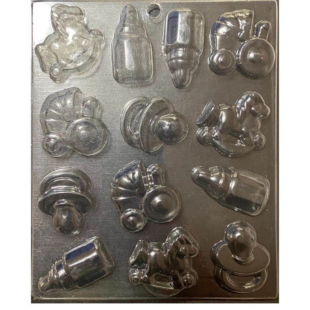 Molde de acetato baby shower bebé mamila chupón de acetato