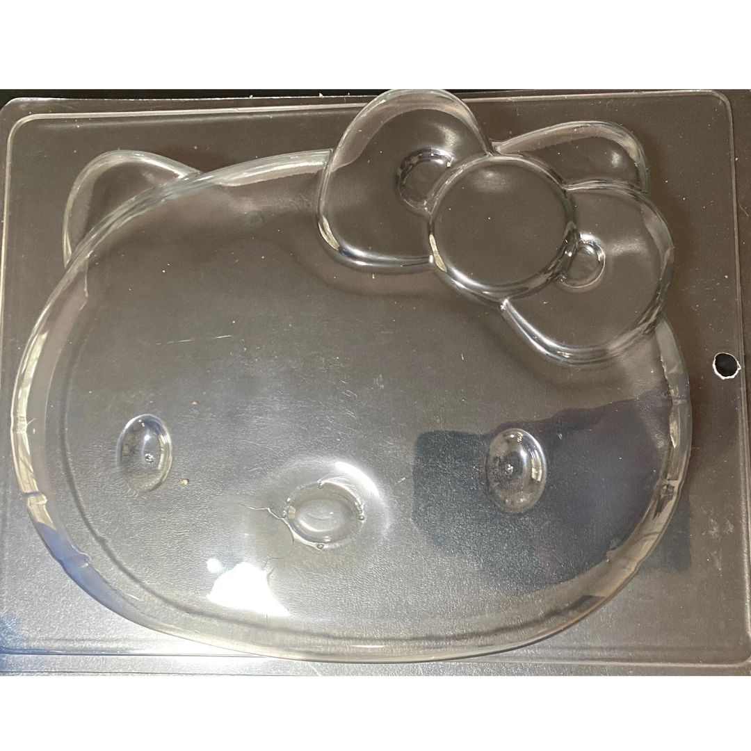 Molde de cabeza jumbo Hello Kitty de acetato