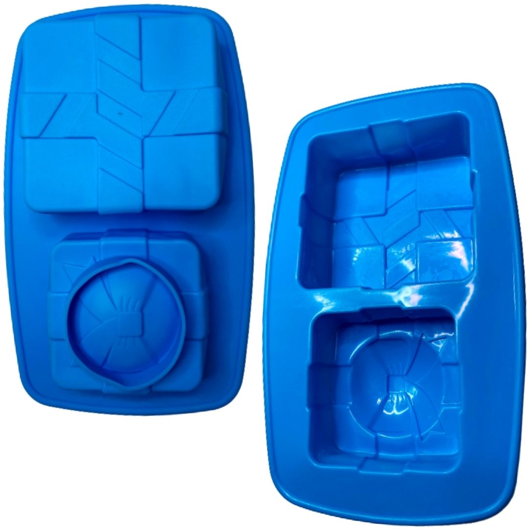 Molde de silicón 3D caja de regalo