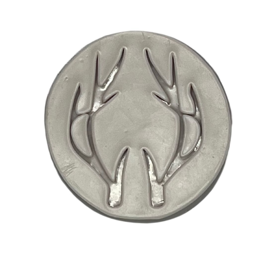 Molde de silicón para fondant cuernos de reno venado navidad
