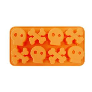 Calaveras calaca y huesos molde de silicón