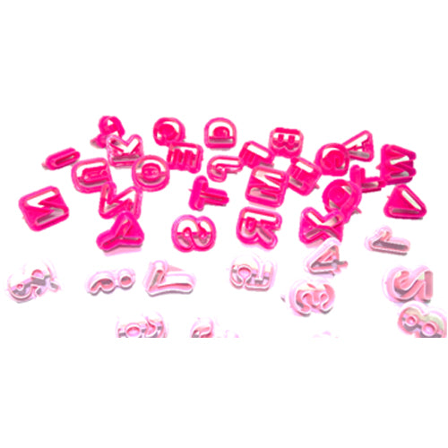 set de cortadores letras y números 40pzs 4-2403