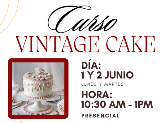 Curso PRESENCIAL de Vintage Cake | Betún de mantequilla