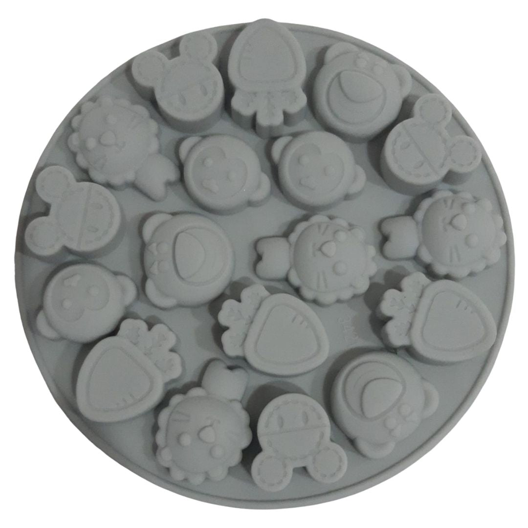 Oso zanahoria león molde de silicón gomitas chocolate