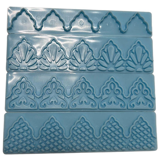 Molde adorno para hacer bordes o puntas fondant