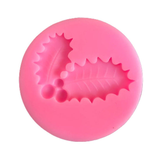 Muerdago marcador molde de silicón para fondant